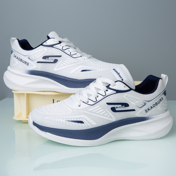 Pantofi unisex pentru alergare, partea superioară din plasă respirabilă, talpă EVA și căptușeală EVA, șireturi, profil joasă