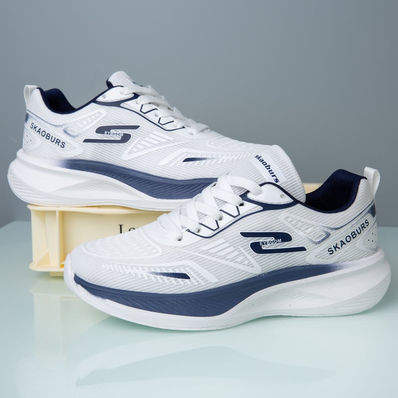 Pantofi unisex pentru alergare, partea superioară din plasă respirabilă, talpă EVA și căptușeală EVA, șireturi, profil joasă