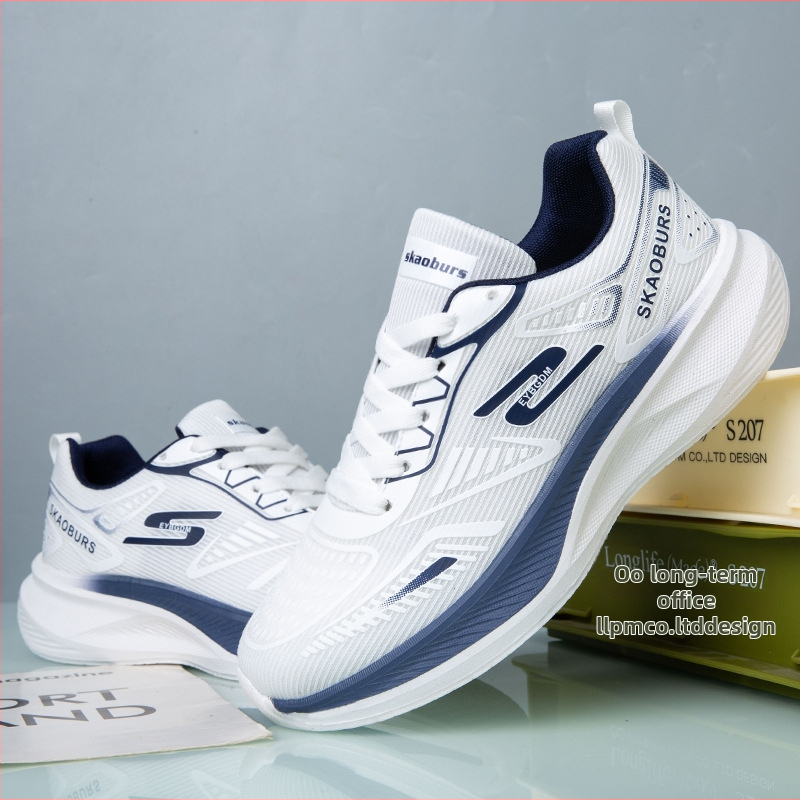 Pantofi unisex pentru alergare, partea superioară din plasă respirabilă, talpă EVA și căptușeală EVA, șireturi, profil joasă