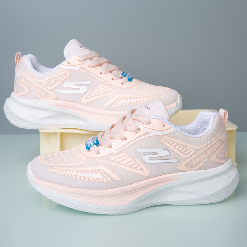 Pantofi unisex pentru alergare, partea superioară din plasă respirabilă, talpă EVA și căptușeală EVA, șireturi, profil joasă