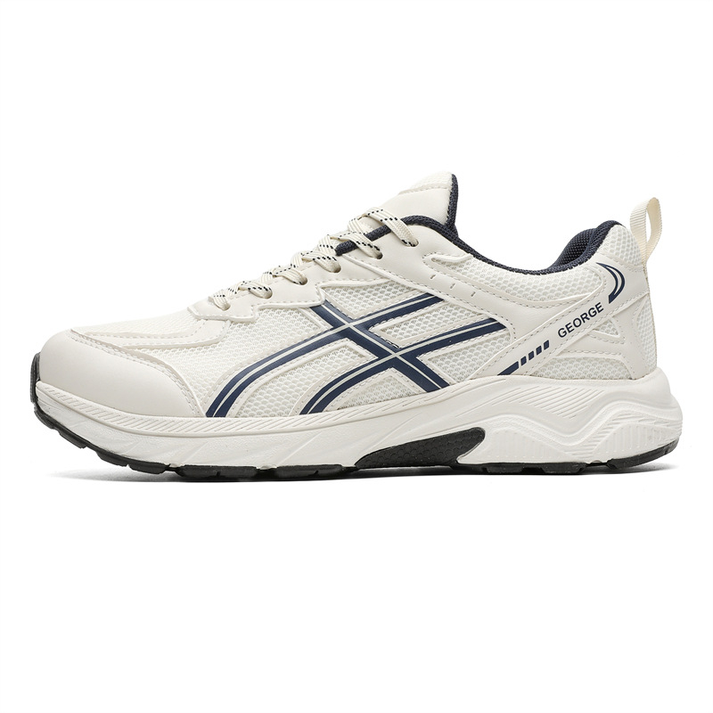 Ανδρικά παπούτσια τρεξίματος με άνω μέρος από δίχτυ, αναπνέοντα, απορρόφηση κραδασμών, ελαφριά, με παχύ πάτο 3-5 cm