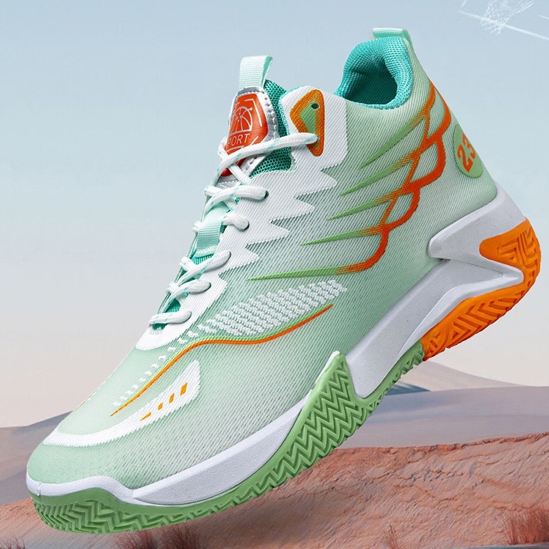 Adidași bărbați de baschet, cu înălțime înaltă, din PU+ plasă, respirabili, ușori, închidere cu șireturi, talpă injectată