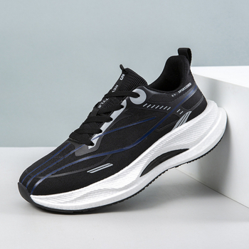 Pantofi de alergare, partea superioară din plasă, talpă din cauciuc, închidere cu șireturi, talpă EVA respirabilă