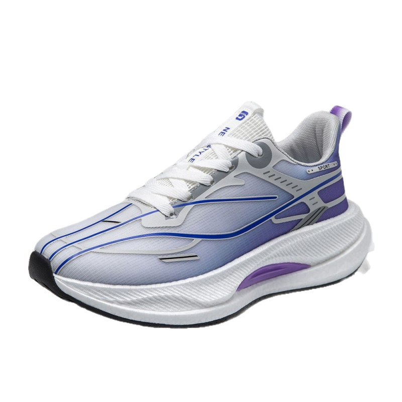 Pantofi de alergare, partea superioară din plasă, talpă din cauciuc, închidere cu șireturi, talpă EVA respirabilă