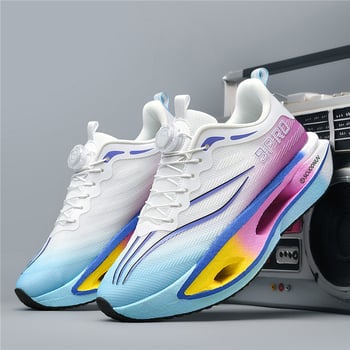 Pantofi sport pentru alergare – Plasă respirabilă, Talpă cu placă de carbon, Ușor, Unisex