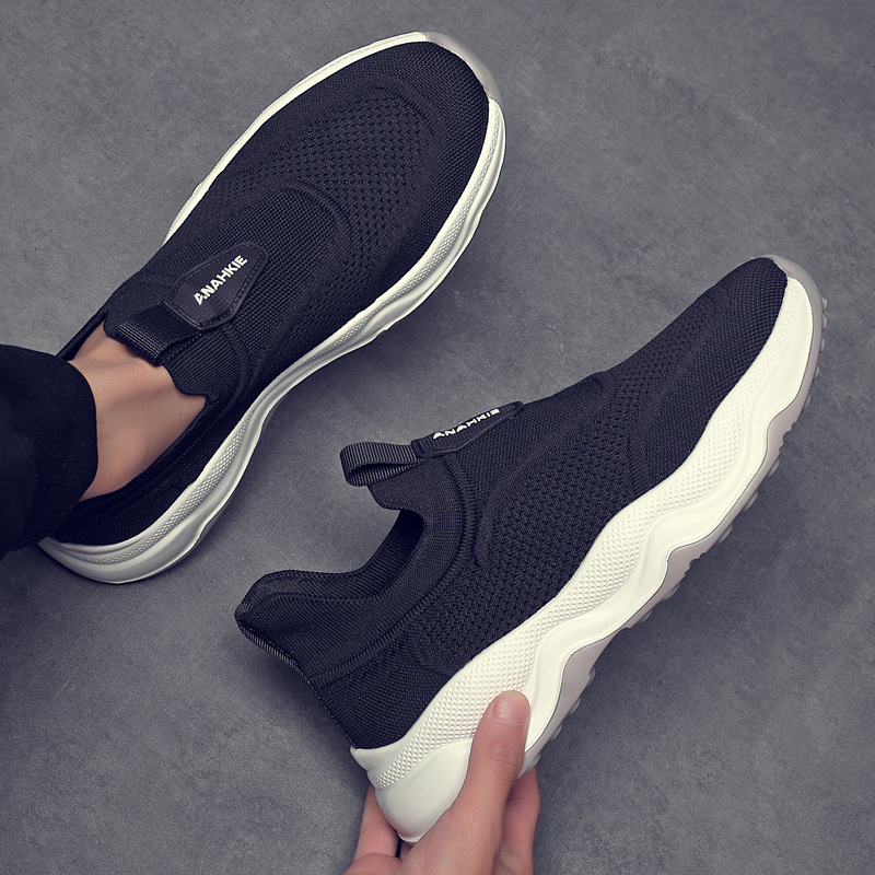 Pantofi sport bărbați, respirabili, din plasă ușoară, design low-top, vârf ascuțit, pentru vară