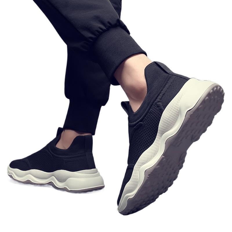 Pantofi sport bărbați, respirabili, din plasă ușoară, design low-top, vârf ascuțit, pentru vară