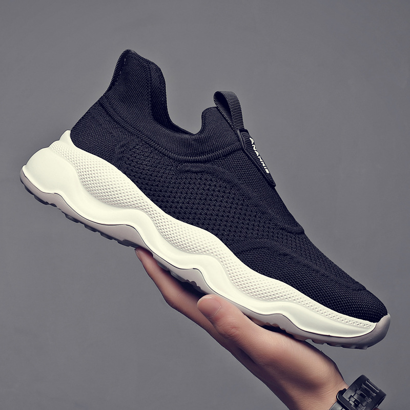 Pantofi sport bărbați, respirabili, din plasă ușoară, design low-top, vârf ascuțit, pentru vară