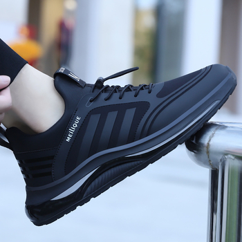 Loafers bărbați pentru vară, partea superioară din pânză, talpă din cauciuc, închidere Kick, vârf ascuțit, respirabili