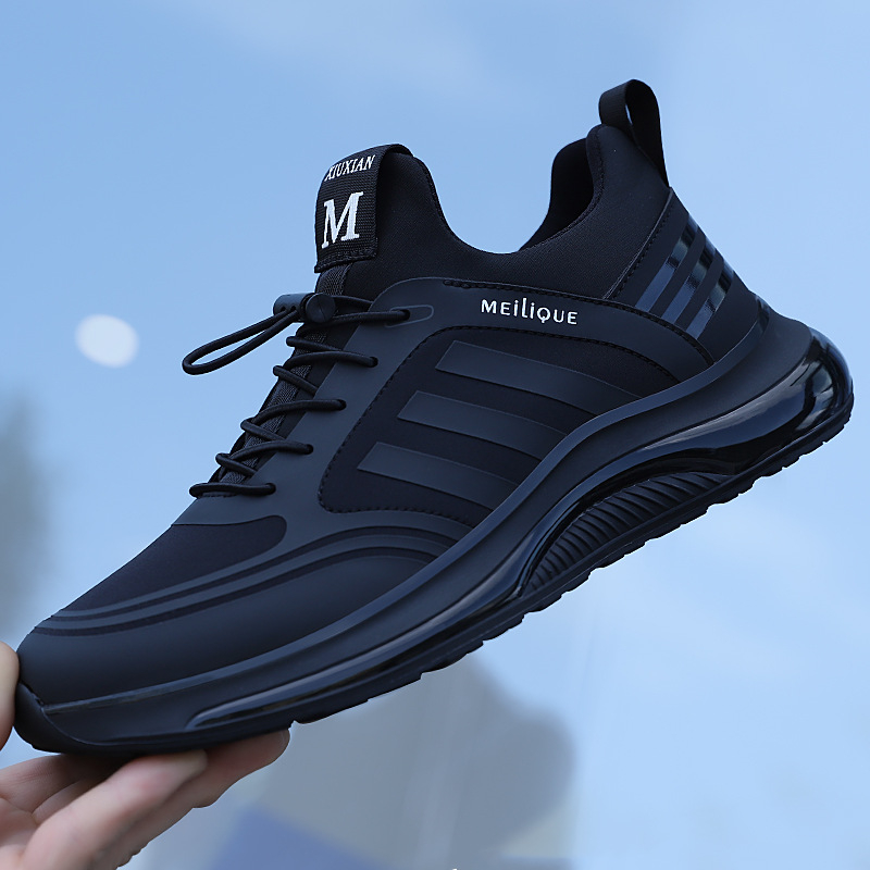 Loafers bărbați pentru vară, partea superioară din pânză, talpă din cauciuc, închidere Kick, vârf ascuțit, respirabili