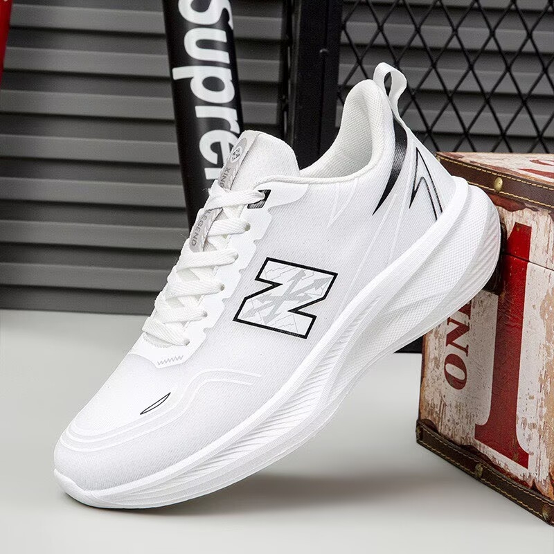 Unisex tenisice sa sportskim stilom — prozračne, lagane, PU+Mesh gornji dio, EVA potplat, vezanje