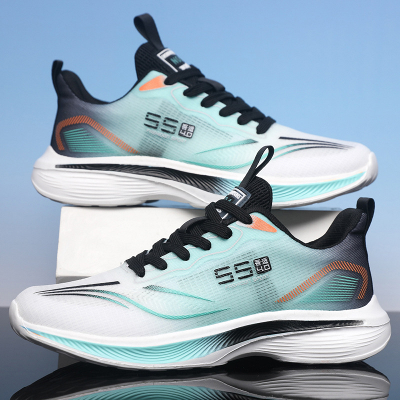 Pantofi casual din plasă unisex – respirabili, ușori, închidere cu șireturi în față, talpă din cauciuc, guler scund