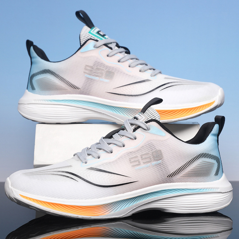 Pantofi casual din plasă unisex – respirabili, ușori, închidere cu șireturi în față, talpă din cauciuc, guler scund