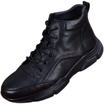 Pantofi casual din piele pentru bărbați, cu înălțime mare, partea superioară din piele naturală primă strat, talpă din cauciuc, branță interioară din piele de porc primă strat, toc mediu 3–5 cm, vârf rotund