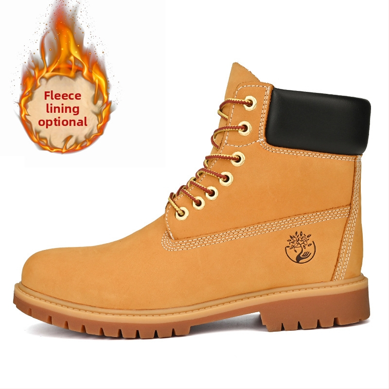 Martin topánky, vrchnok Top-Grain hovädzia koža, gumenná podrážka, stredná výška holen, predné šnurovanie, päta 3–5 cm