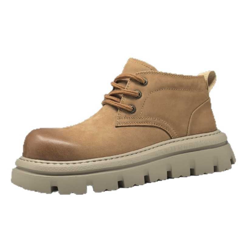 Martin munkacipő: első réteg bőrből, kerek orr, alacsony szár, 3–5 cm sarok