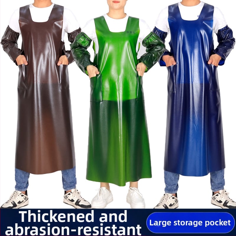 Безръкав PVC водоустойчива престилка – комплект за възрастни, модерен минималистичен стил