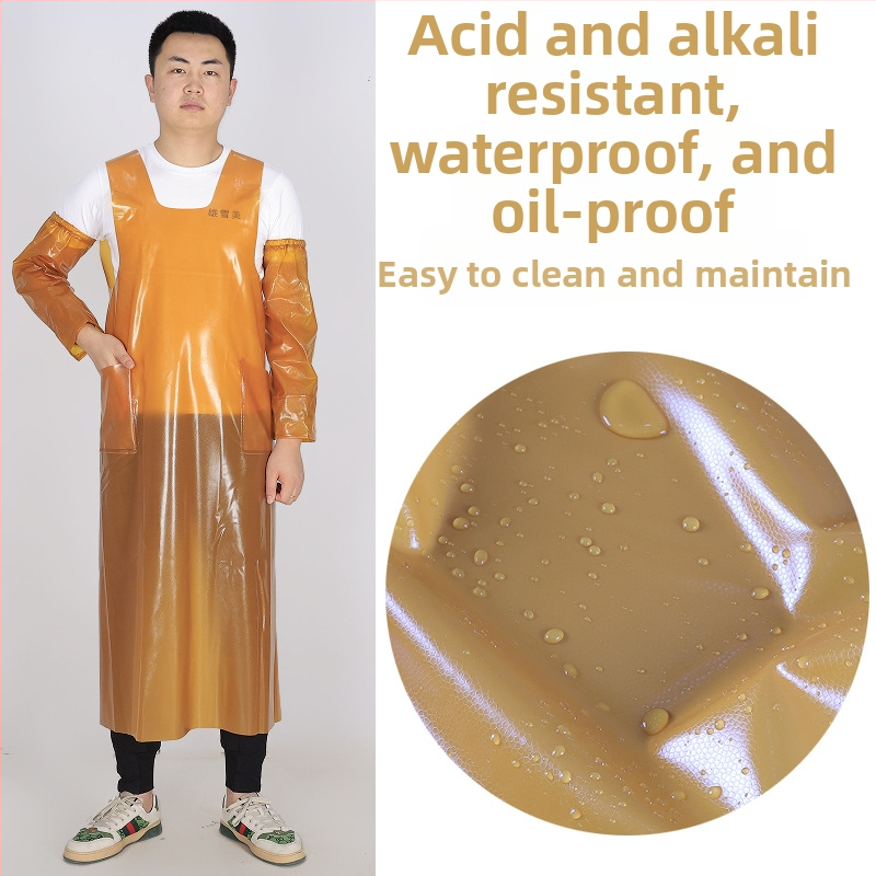 Безръкав PVC водоустойчива престилка – комплект за възрастни, модерен минималистичен стил