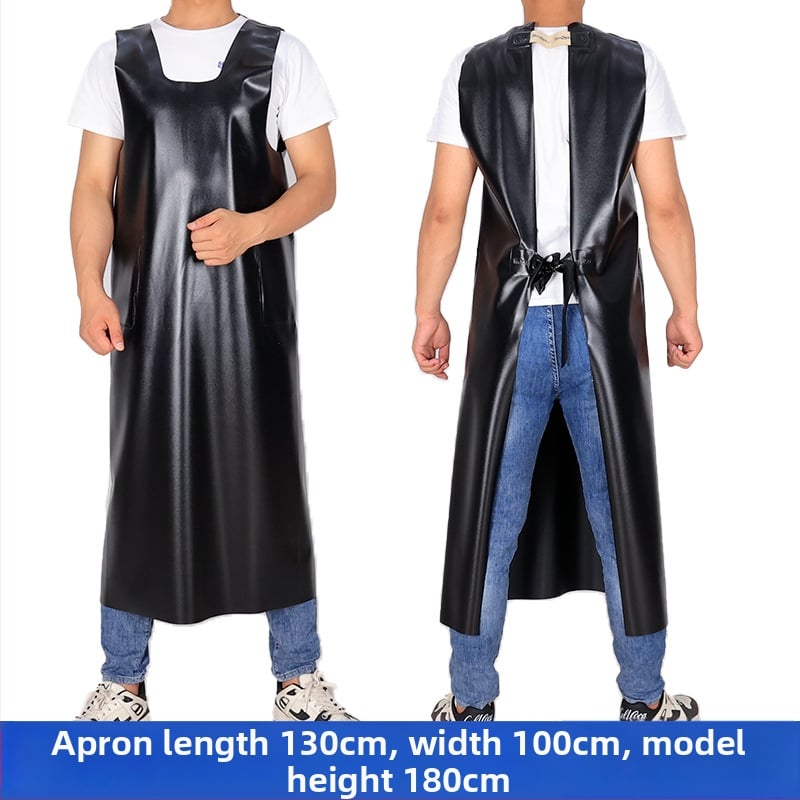 Безръкав PVC водоустойчива престилка – комплект за възрастни, модерен минималистичен стил