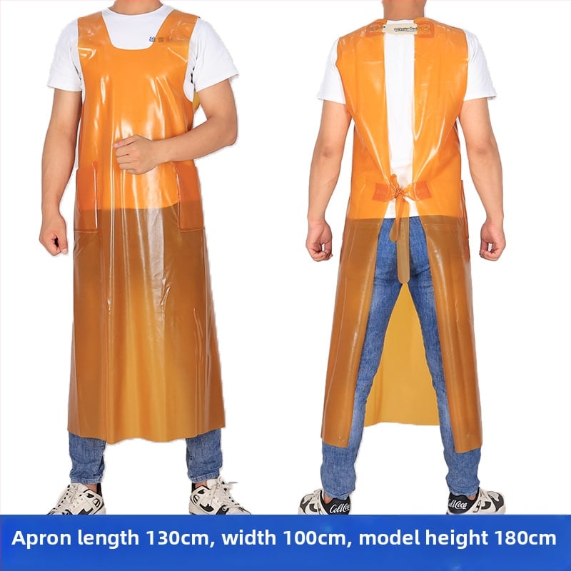 Безръкав PVC водоустойчива престилка – комплект за възрастни, модерен минималистичен стил