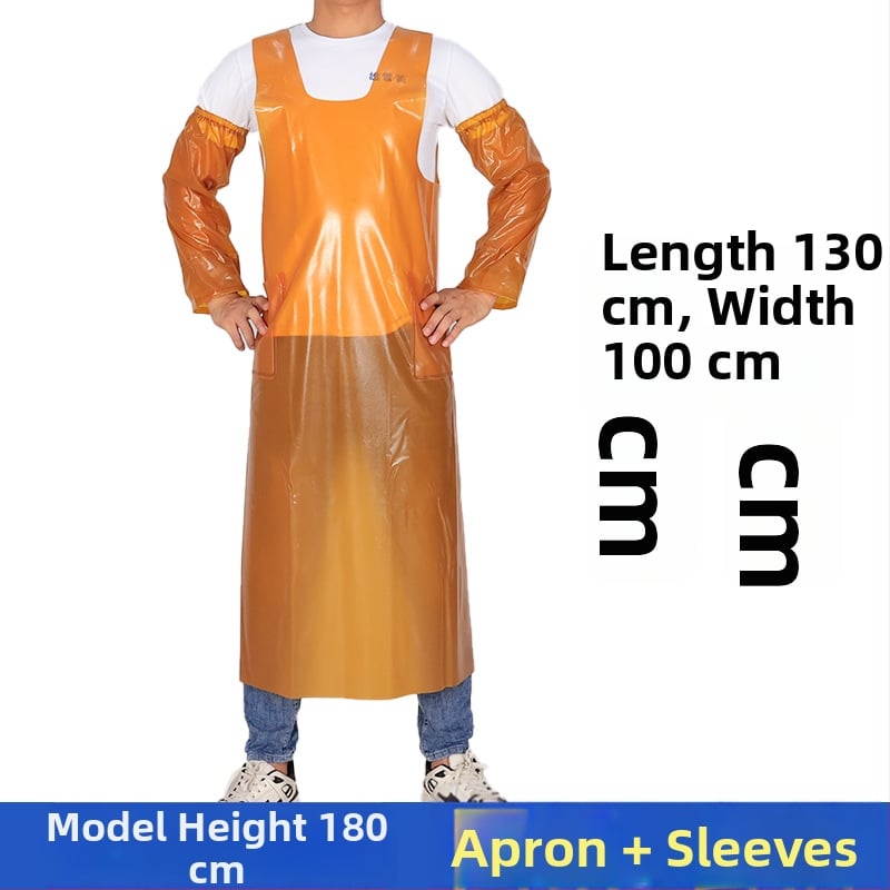 Безръкав PVC водоустойчива престилка – комплект за възрастни, модерен минималистичен стил