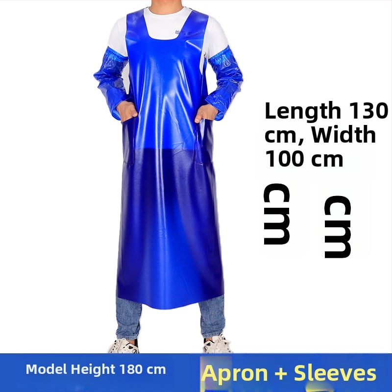 Безръкав PVC водоустойчива престилка – комплект за възрастни, модерен минималистичен стил