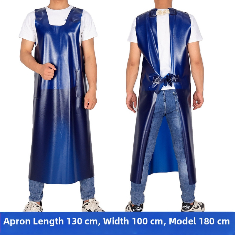 Безръкав PVC водоустойчива престилка – комплект за възрастни, модерен минималистичен стил
