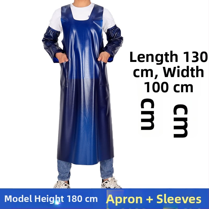 Безръкав PVC водоустойчива престилка – комплект за възрастни, модерен минималистичен стил