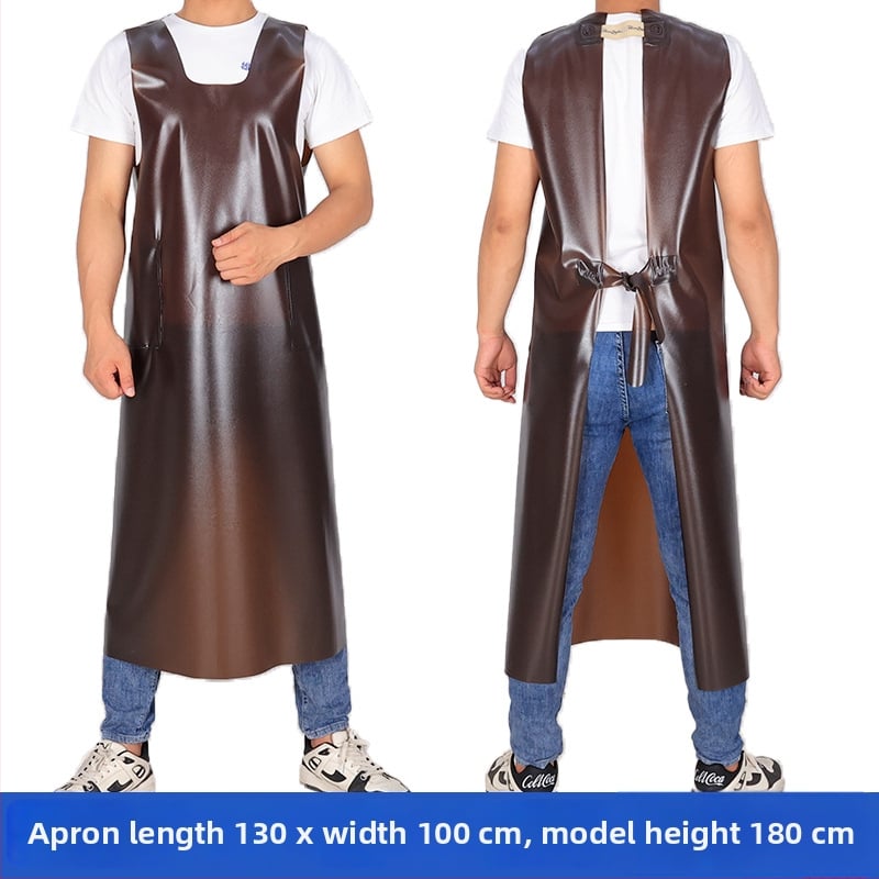 Безръкав PVC водоустойчива престилка – комплект за възрастни, модерен минималистичен стил