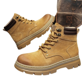 Martin bakancs valódi bőrből, felső pigskin, patchwork bőr, gumitalp, PU bélés, téli viselet