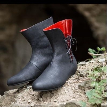 Muške Martin čizme s PU gornjim dijelom, gumom, okruglim vrhom prsta, ravnim potplatom, rimski stil