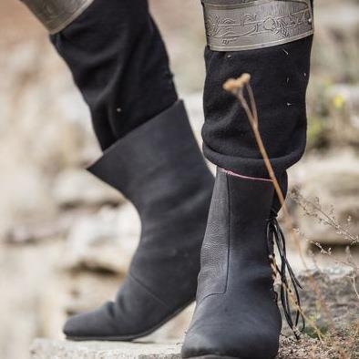 Muške Martin čizme s PU gornjim dijelom, gumom, okruglim vrhom prsta, ravnim potplatom, rimski stil