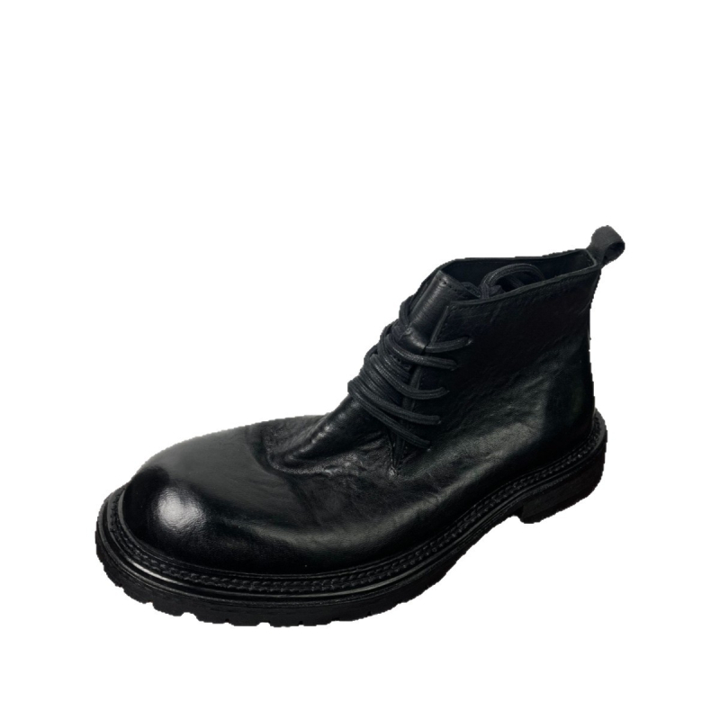 Martin čizme, gornji dio od konjske kože, Goodyear welt, vezanje, okrugli vrh