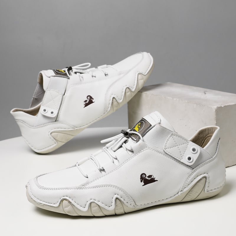 Muške Martin čizme – gornji dio od svinjske kože, gumeni đon, Velcro kopčanje, niski toranj, okrugli vrh