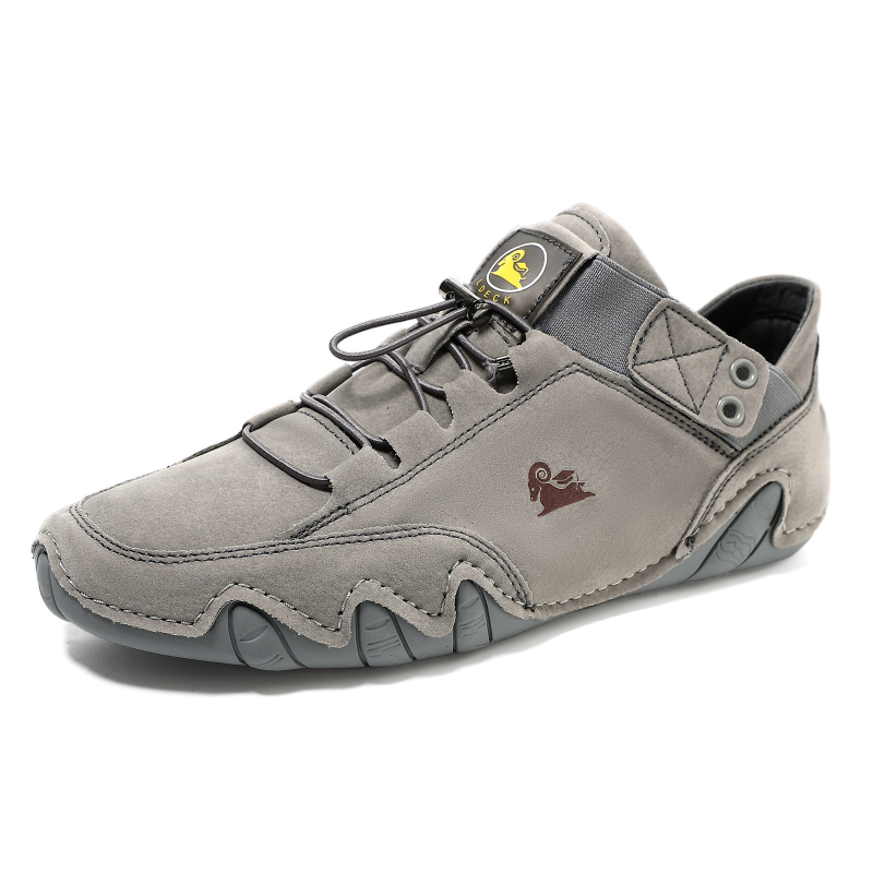 Muške Martin čizme – gornji dio od svinjske kože, gumeni đon, Velcro kopčanje, niski toranj, okrugli vrh