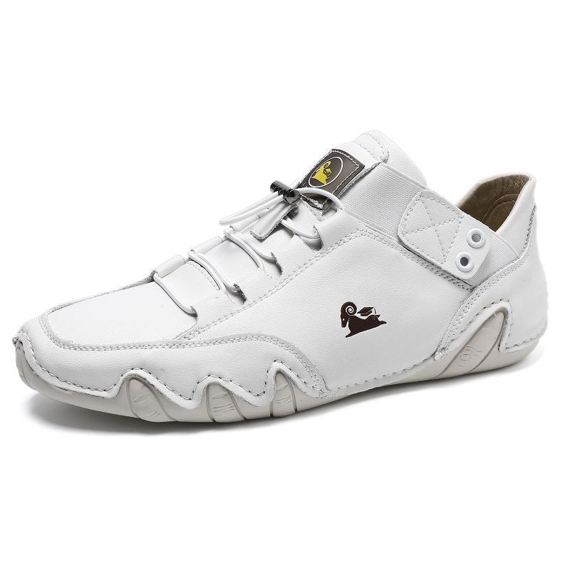 Muške Martin čizme – gornji dio od svinjske kože, gumeni đon, Velcro kopčanje, niski toranj, okrugli vrh