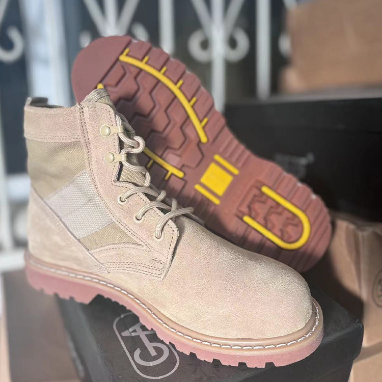 Martin topánky pre mužov, semišový povrch, gumová podrážka, priedušné, protišmykové, stredne vysoké čižmy