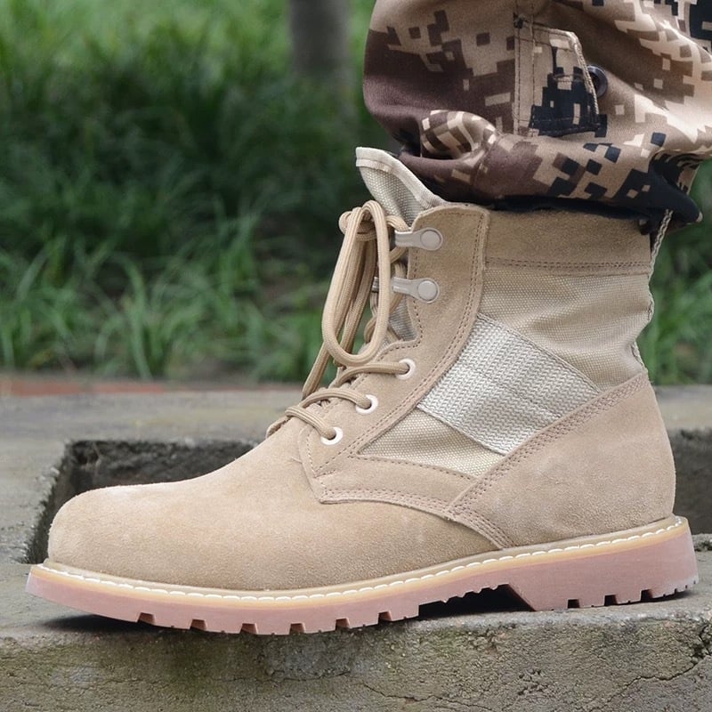 Martin topánky pre mužov, semišový povrch, gumová podrážka, priedušné, protišmykové, stredne vysoké čižmy