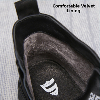 Martini čizme — gornji dio od kože prvog sloja, potplat od gume, zaobljeni vrh, visina pete 3–5 cm, srednje visina čizme, unutarnja odjeća: tkanina