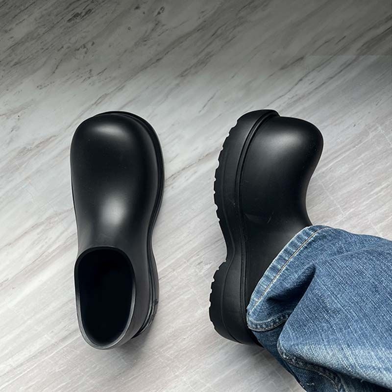 Platformske čizme s povećanjem visine, kratki gornji dio, bez vezanja, EVA gornji dio i đon, injekcijski oblikovan đon, zima 2024