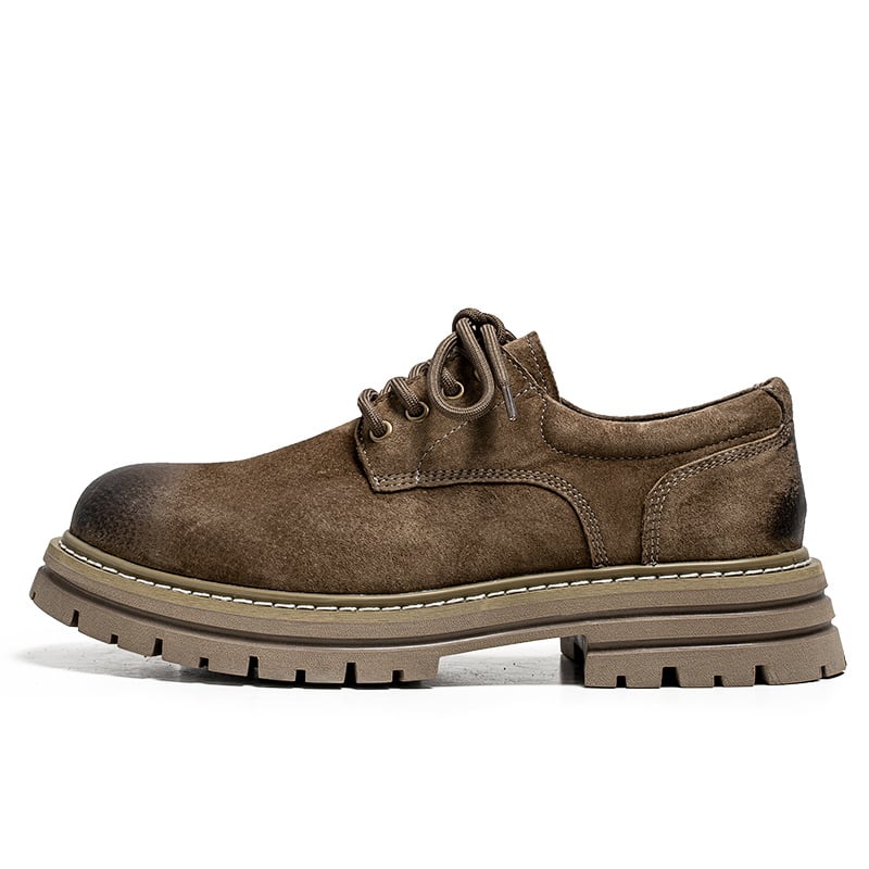 Muške radne čizme Martin, vamp od svinjske kože, PU ulošak, niski dio čizme, 1–3 cm peta, retro stil