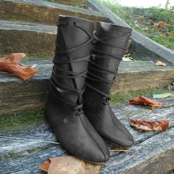Unisex Martin čizme s PU gornjim dijelom, gumom, oštrim vrhom, plosnim petom, srednja dužina čizme