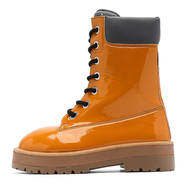 Martin čizme visoke, PU gornji dio, PVC đon, zaobljeni nos, 3-5 cm peta