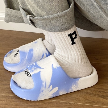 Papuci unisex din PVC, antiderapante, Slip-On, talpă injectată, stil Leisure