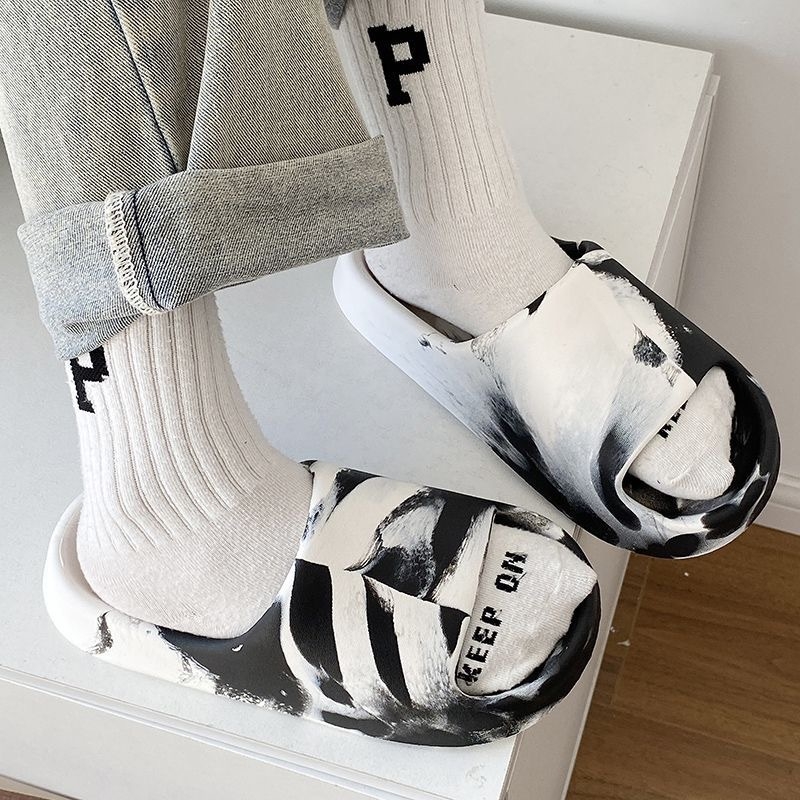 Papuci unisex din PVC, antiderapante, Slip-On, talpă injectată, stil Leisure