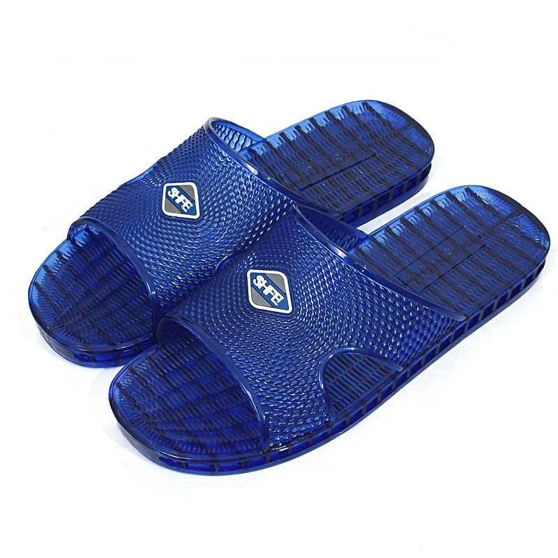 Șlapi pentru bărbați PVC, confortabili și plate, pentru uz zilnic, primăvara 2025 (Material superior: PVC; Talpă: PVC; Confecție talpă: injectată; Stil: relaxare zilnică)