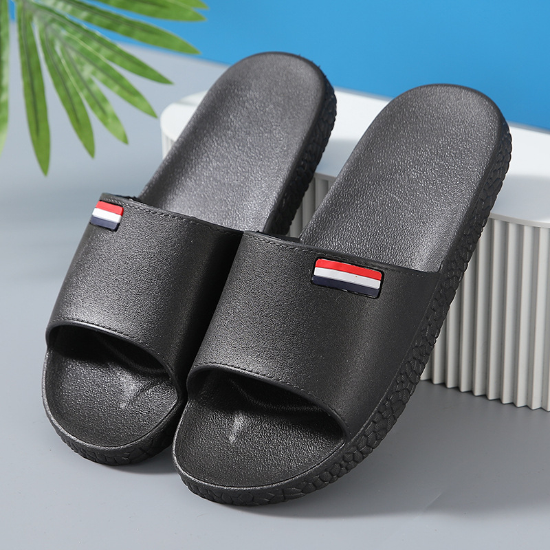 Vīriešu vasaras sandales Korejas stilā, pretslīdēšana, augšējā daļa PVC, zole PVC, monolīta veidne