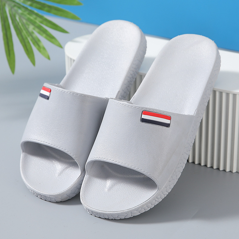 Vīriešu vasaras sandales Korejas stilā, pretslīdēšana, augšējā daļa PVC, zole PVC, monolīta veidne