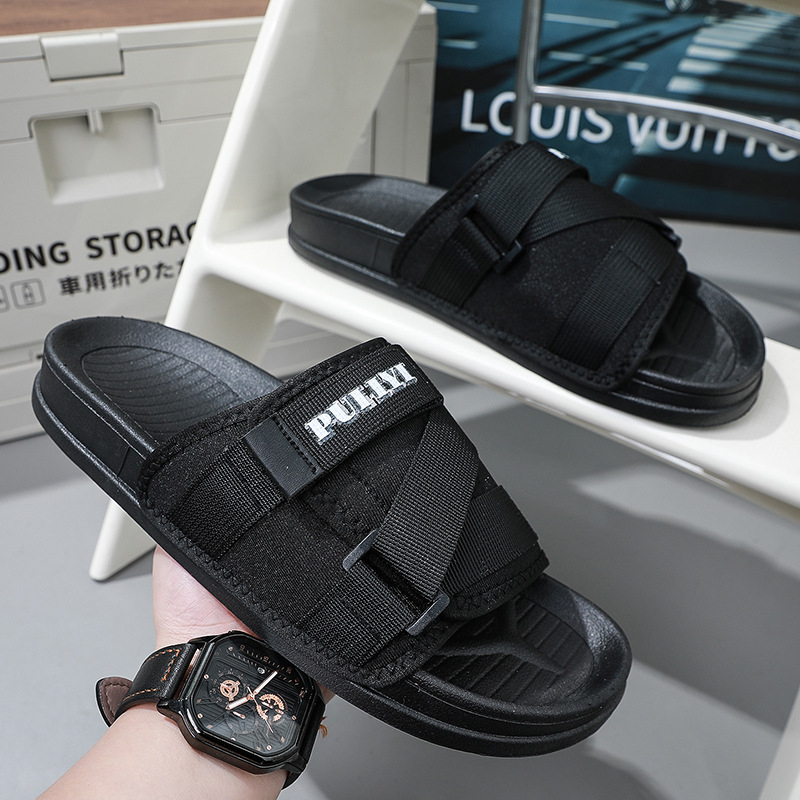 Unisex ljetne sandale za plažu, gornji dio od tkanine, EVA đon, Velcro kopča, print dizajn