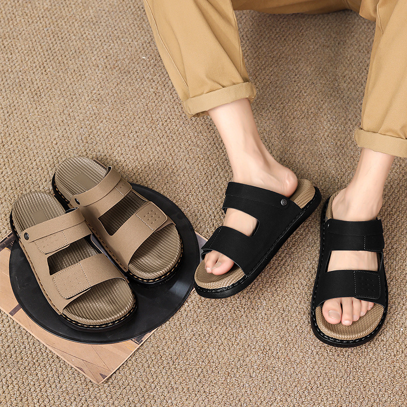 Șlizi pentru bărbați tip slide, vară 2023, stil casual, partea superioară EVA, talpă EVA, design Slip-on